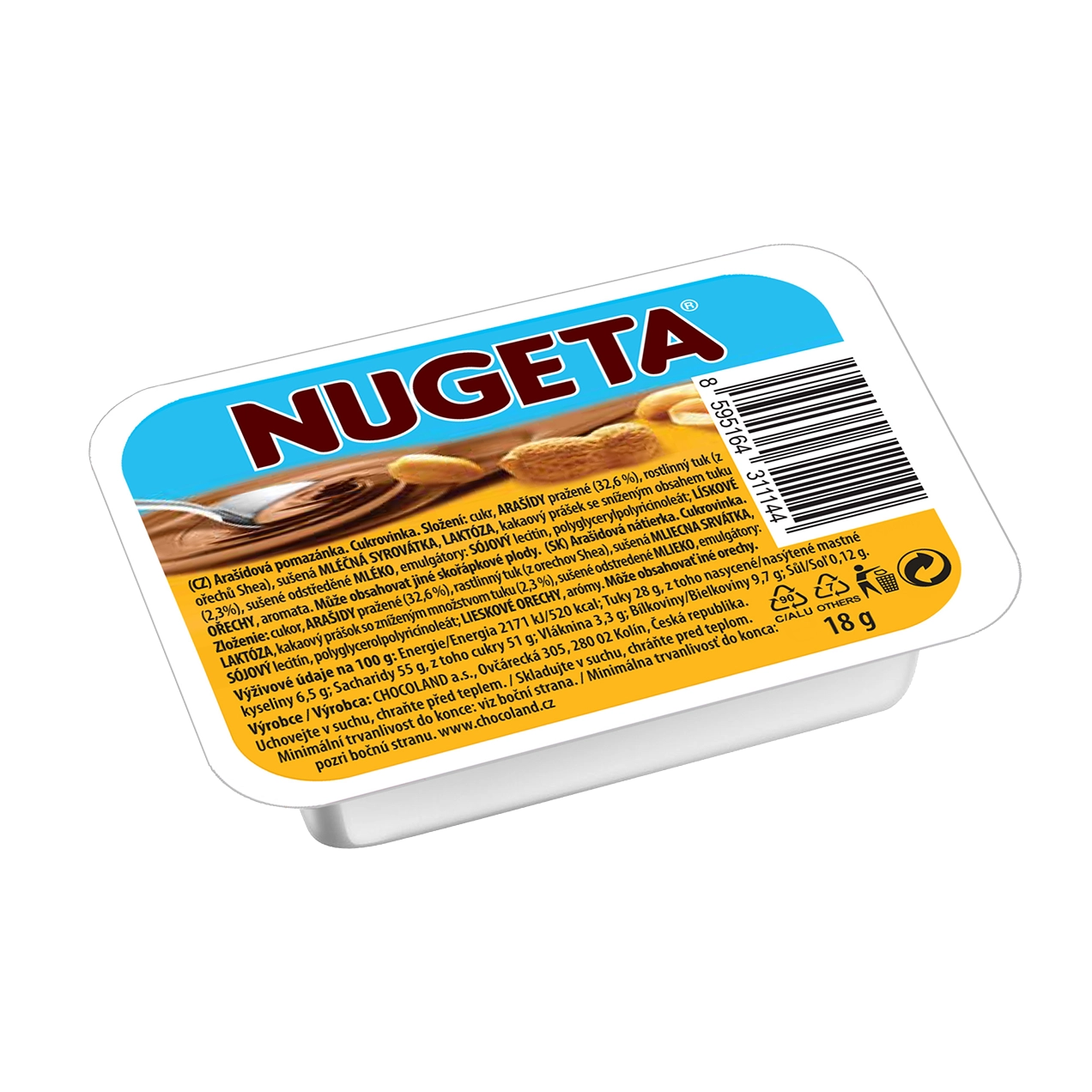 Nugeta malá vanička, arašídová